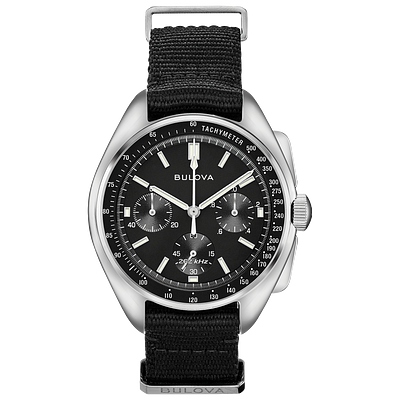 Bulova Lunar Pilot Black Dial Chronograph Archive Series Watch Bulova